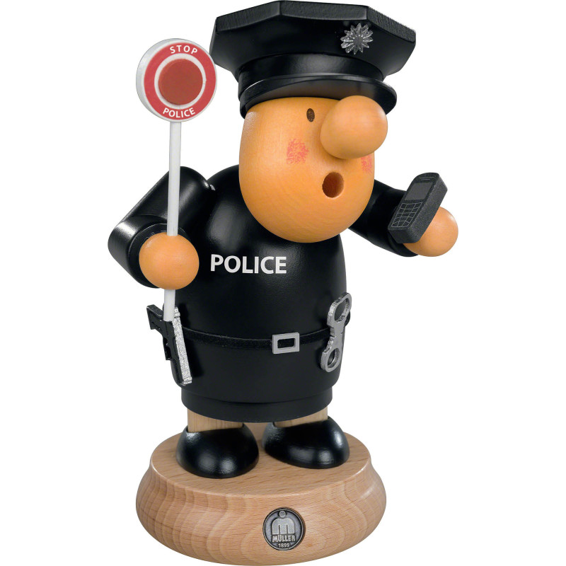 Smoker - Policeman - 16 cm / 6.3 inch