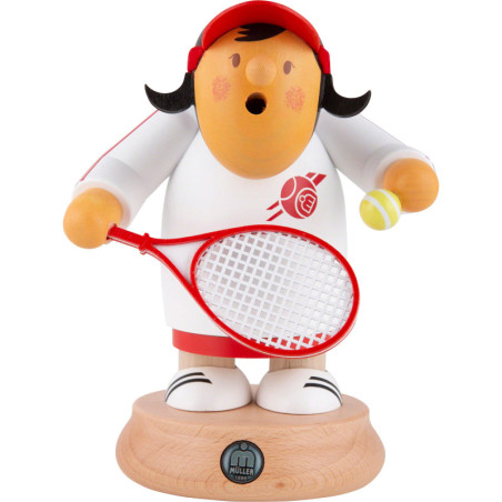 Smoker - Tennis Player Lady - 16 cm / 6.3 inch