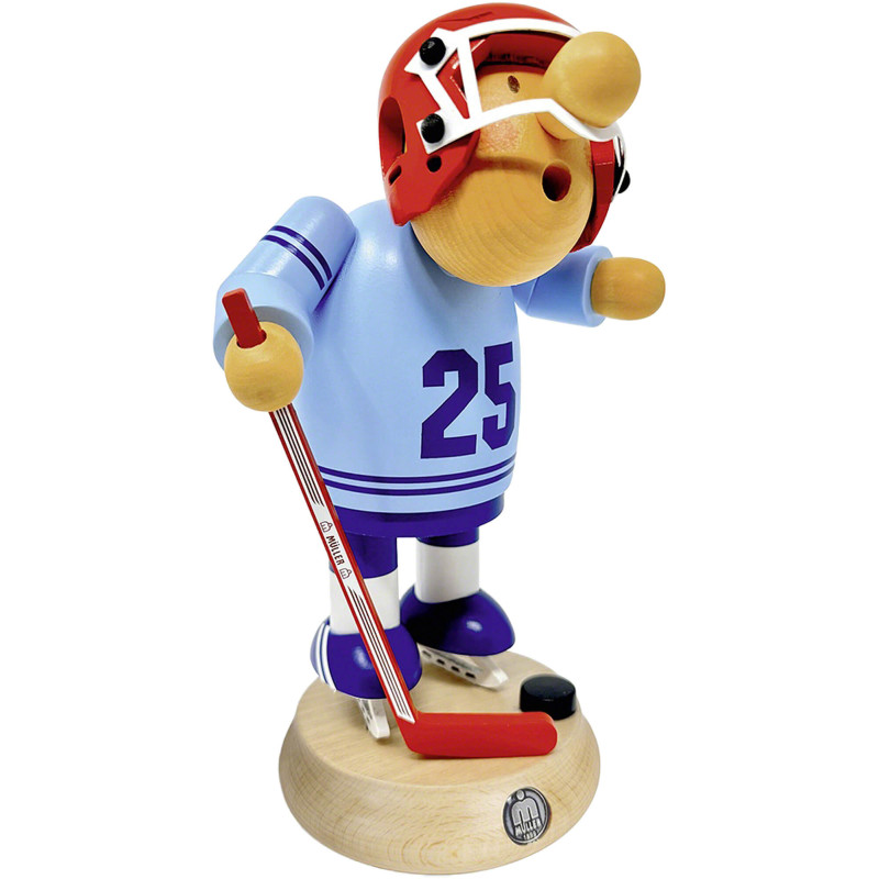 Räuchermännchen Eishockey Spieler - 18 cm