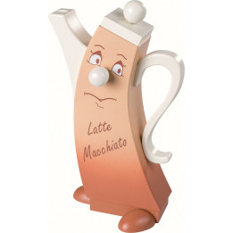 Räuchermännchen Latte Macchiato - 21 cm