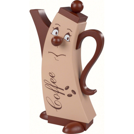 Räuchermännchen Kaffeekanne - 21 cm