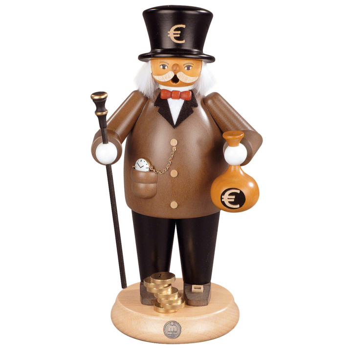 Räuchermännchen Banker - 25 cm