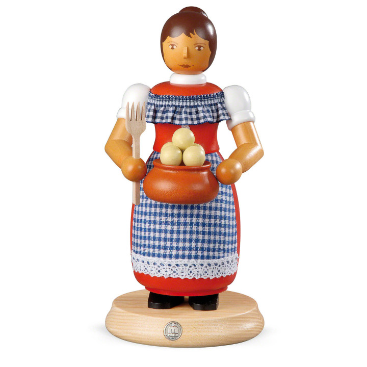 Räuchermännchen Kloßfrau - 24 cm