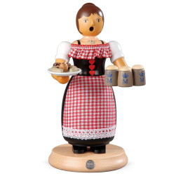 Räuchermännchen Oktoberfest Kellnerin - 24 cm