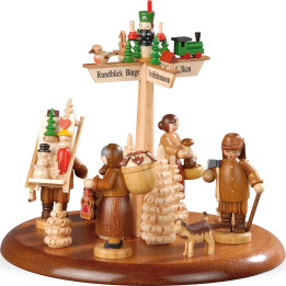 Theme Platform for Electr. Music Box - Town of Seiffen - 13 cm / 5 inch