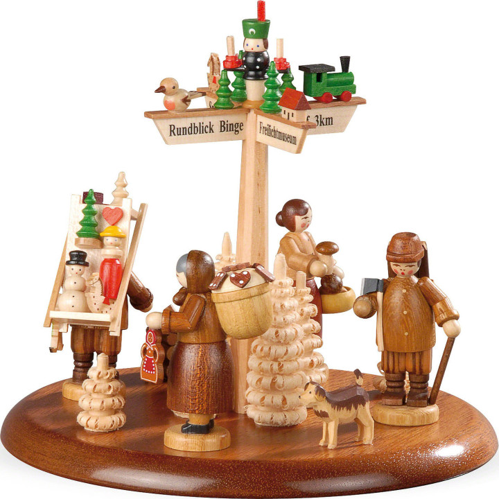 Theme Platform for Electr. Music Box - Town of Seiffen - 13 cm / 5 inch