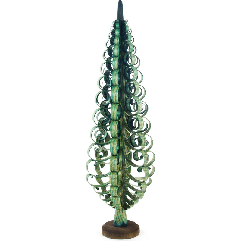 Wood Chip Tree - Green - 40 cm / 15.7 inch