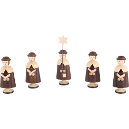 Carolers 5 Figurines - 6,5 cm / 3 inch