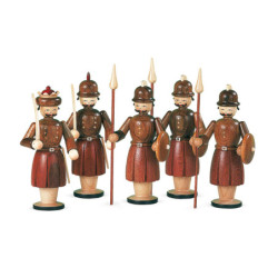 Manger-Figurines - 5 Soldiers - 13 cm / 5 inch