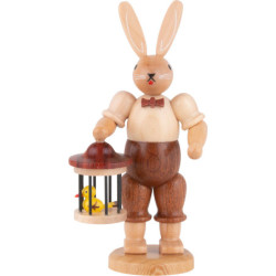 Hase mit Vogelkäfig - 11 cm