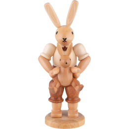 Hasenvater mit Kind - 11 cm