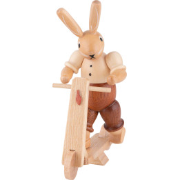Bunny with Scooter - 11 cm / 4 inch