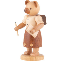 Bear School Girl - 10 cm / 4 inch
