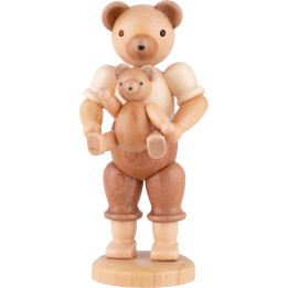 Bear Father with Child - 10 cm / 4 inch