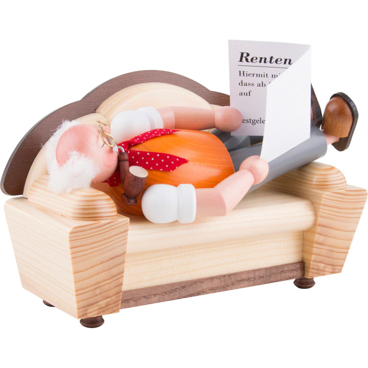 Smoker - Retiree / Pensioner Natural - 13 cm / 5 inch