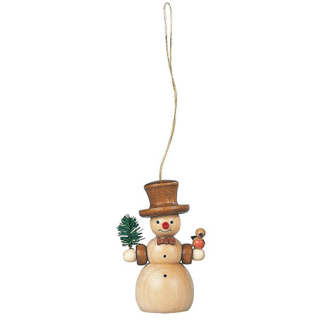 Christbaumschmuck Schneemann - 8 cm