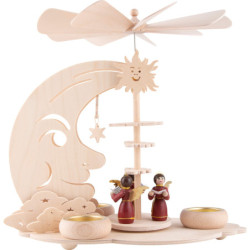 1-Tier Pyramid Moon - Angel Red - 28 cm / 11 inch