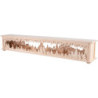 Illuminated Stand - Forest Seiffen with Deer - 80x12 cm / 31.5x4.7 inch