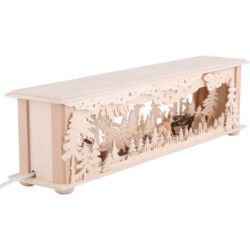 Illuminated Stand Forest with Deer for Candle Arches - 50x12x10 cm / 20x5x4 inch