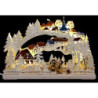 3D-Schwibbogen Winterwanderung - 43x30 cm