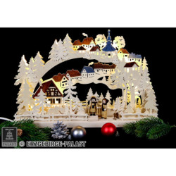 3D-Schwibbogen Winterwanderung - 43x30 cm