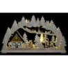 3D Double Arch - Altseiffen with Carved Figurines - 72x43x8 cm / 28x17x3 inch