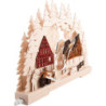 3D Candle Arch - Fire Brigade extinguishes House Fire - 43x28 cm / 16.9x11 inch
