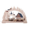 3D Double Arch - Pyramid House - 43x30x7 cm / 17x11x3 inch