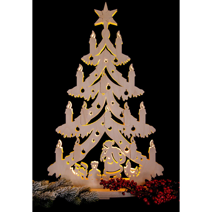 Light Triangle - Under the Christmas Tree - 38x72 cm / 15x28.3 inch