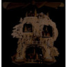 3-Tier Cogwheel Pyramid -Forest People - 35 cm / 13.8 inch