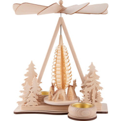 1-Tier Pyramid Triangular - Deer Group - 25 cm / 9.8 inch