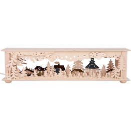 Illuminated Stand - Forest Seiffen - 50x12 cm / 19.7x4.7 inch