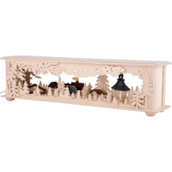 Illuminated Stand - Forest Seiffen - 50x12 cm / 19.7x4.7 inch