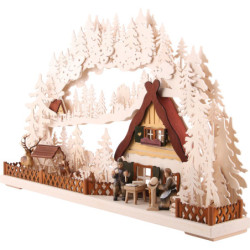 Candle Arch - Craftsmen at the Game Reserve - 72x43 cm / 28x17 inch