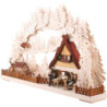 Schwibbogen Handwerker am Wildgehege - 72x43 cm