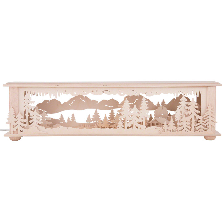 Illuminated Stand Forest for Candle Arches - 50x12x10 cm / 20x5x4 inch