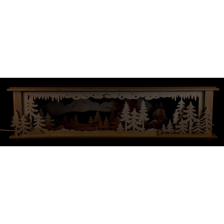 Illuminated Stand Forest for Candle Arches - 50x12x10 cm / 20x5x4 inch