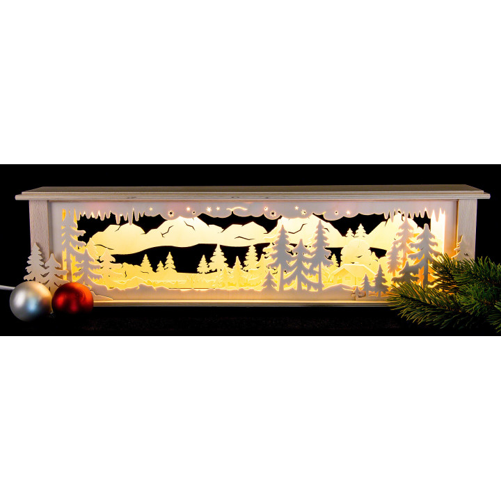 Illuminated Stand Forest for Candle Arches - 50x12x10 cm / 20x5x4 inch