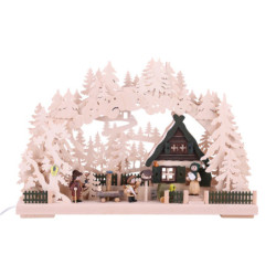 3D-Schwibbogen Familienglück - 43x30x7 cm