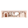 Schwibbogen-Unterbau/Raumleuchte Mehlkammer - 50x12x10 cm