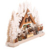 3D-Schwibbogen Molli-Weihnachtsbäckerei mit Raureif - 43x30 cm
