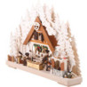 3D-Schwibbogen Molli-Weihnachtsbäckerei mit Raureif - 43x30 cm