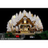 3D Candle Arch - Molli's Christmas Bakery with White Frost - 43x30 cm / 17x12 inch