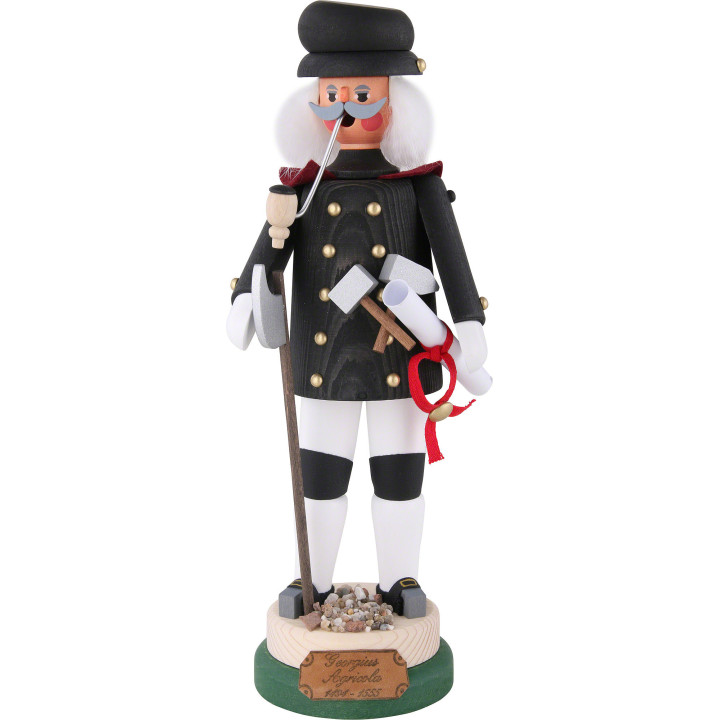 Räuchermännchen Mineraloge Georgius Agricola - 27 cm