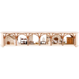 Illuminated Stand for Candle Arches Cellar - 80x15 cm / 31.5x5.9 inch