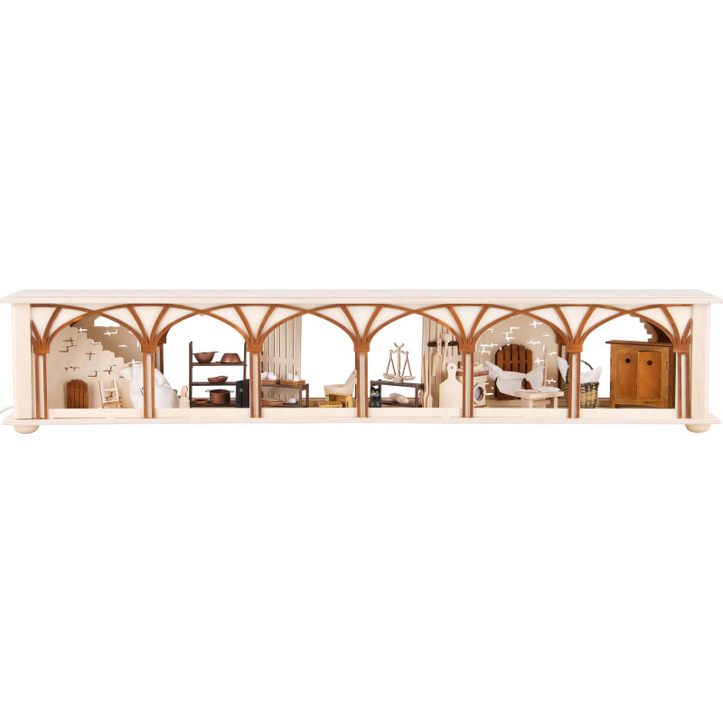 Illuminated Stand for Candle Arches Cellar - 80x15 cm / 31.5x5.9 inch