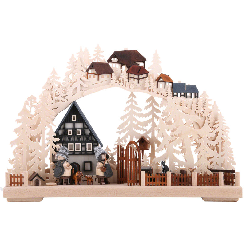 Candle Arch - Half Timber House Dreams - 43x30 cm / 17x11.8 inch