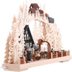 Candle Arch - Half Timber House Dreams - 43x30 cm / 17x11.8 inch
