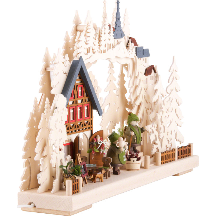 3D Candle Arch - Herbage - 43x30 cm / 17x11.8 inch