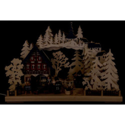 3D-Schwibbogen Kräuterstube - 43x30 cm